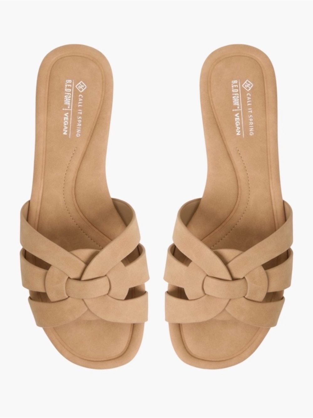 Allee Tan Slides (Call it Spring) - Picture 2 of 4